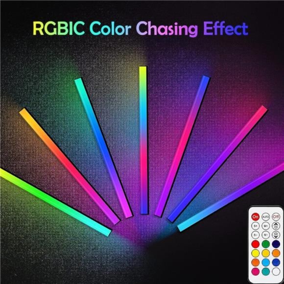 Under Monitor Light Bar, RGB Screenbar Light Desk Lamp Computer Dimmable LED Bar - Picture 2 of 5